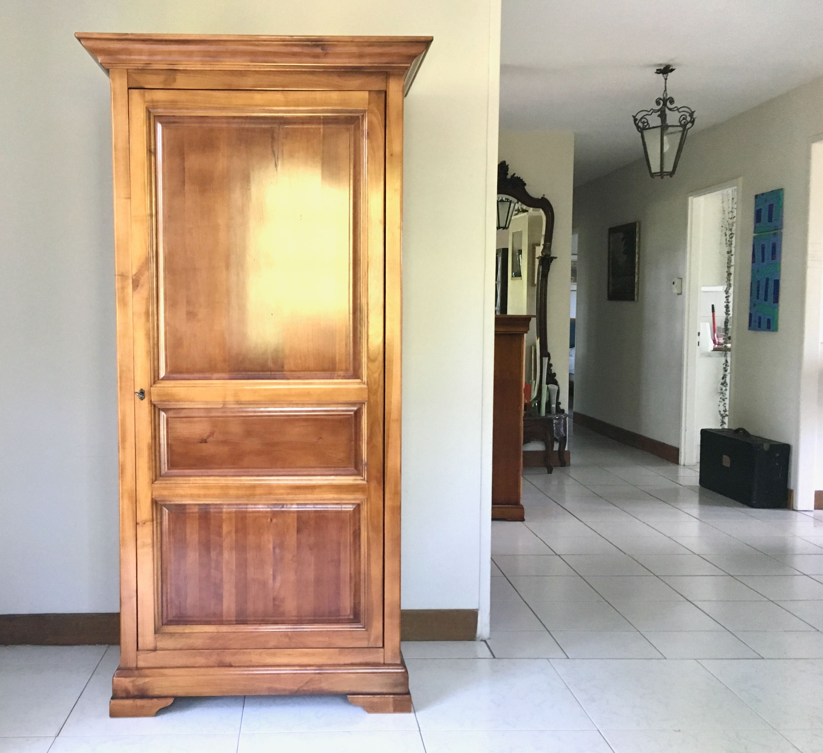 70s cherry maker cabinet