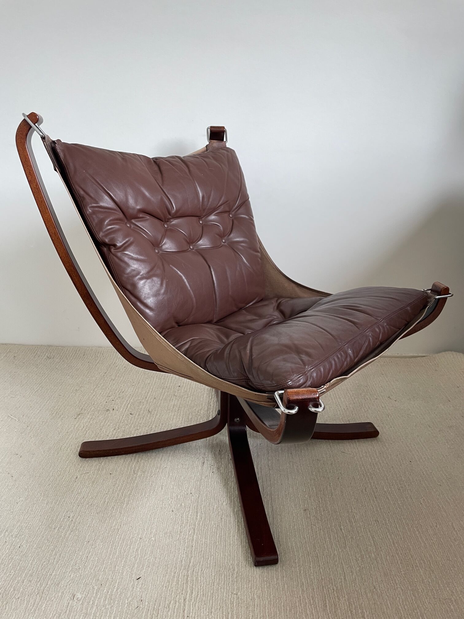 Vintage Falcon Chair by Sigurd Ressell for Vatne Møbler, Norway, 1970s design classic