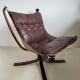 Vintage Falcon Chair by Sigurd Ressell for Vatne Møbler, Norway, 1970s design classic