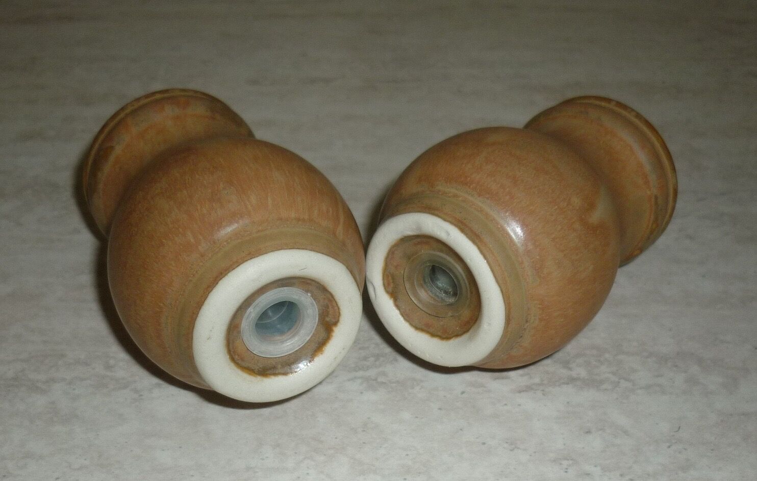Sandstone salt and pepper shaker