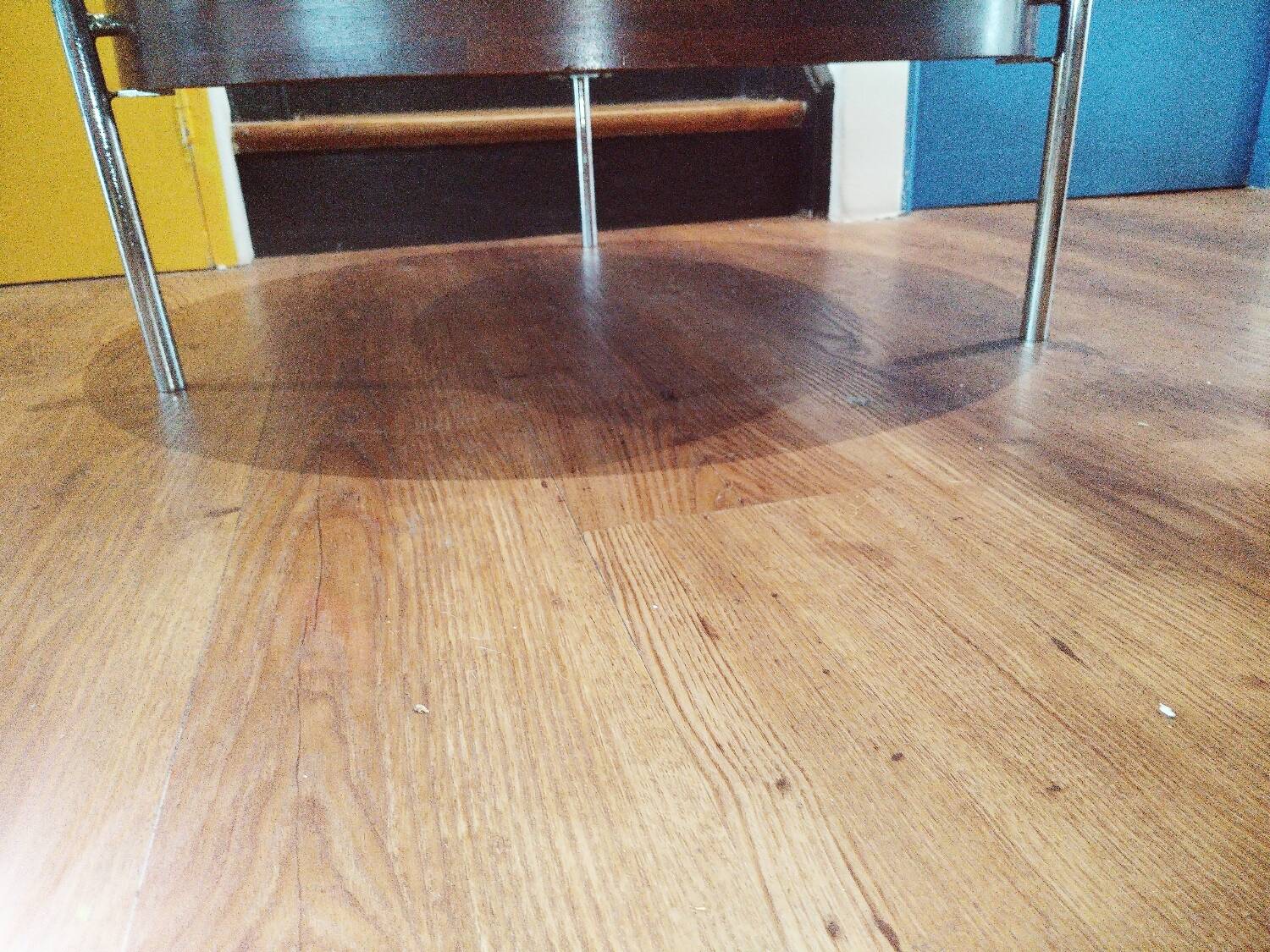 Teak tripod coffee table, 1970s