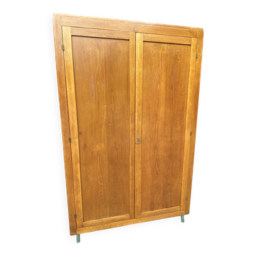 Mid Century vintage school wardrobe, Mullca Delagrave Scandinavian style, 1960s