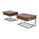 Paire de chevets à suspendre design scandinave 1960