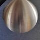 All metal eyeball lamp on stem