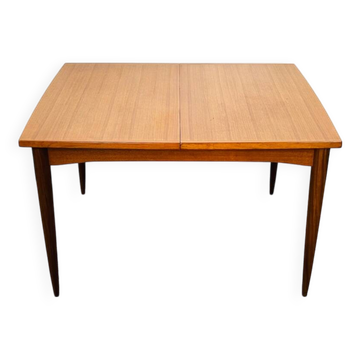 Scandinavian dining table in teak 1960