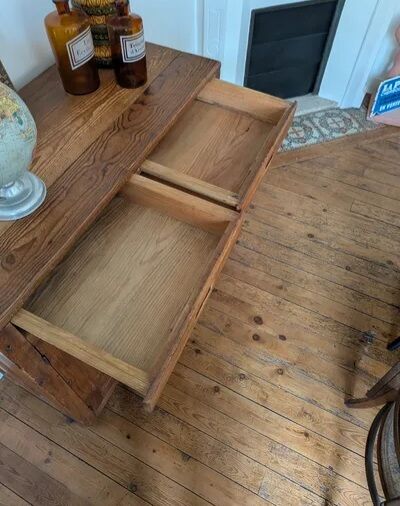 Parisian Buffet in Solid Pine - Chic Country Style - 100cm