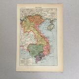 Vintage impression of indo-china history.
