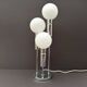 Opaline and chrome lamp, Italy 1970