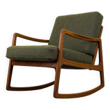 Danish Teak Rocking Chair by Ole Wanscher for France & Son, 1960s