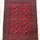 Tapis style persan 85x66 rouge