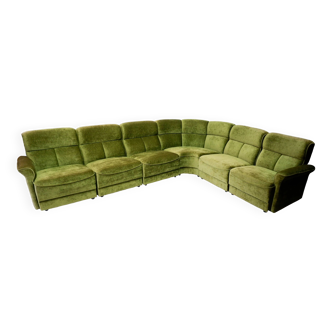 Vintage modular corner sofa, 1970s