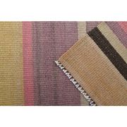 Vintage Turkish Oushak Handmade Wool Cotton Purple Runner Rug 93x234