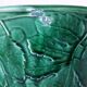 Green ceramic cache-pot