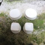 4 antique ceramic egg cups from Gien