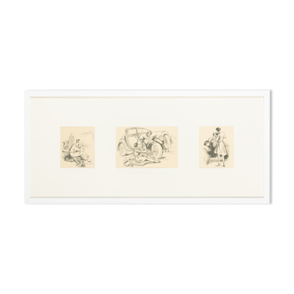 L'Automobile et la Femme, Heliogravure on Paper, 82 x 38 cm