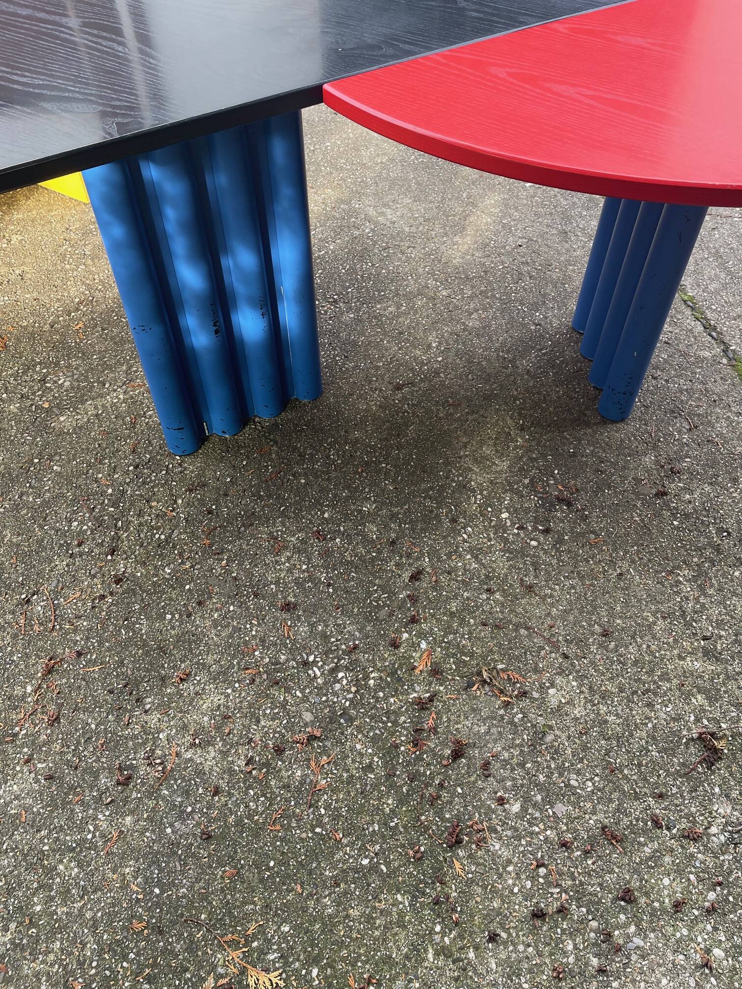 De Stijl-Inspired Desk by Peter Maly for Interlübke – Duo Series, 1980s