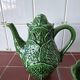 14-piece coffee/tea set – Barbotine "Chou" – Caldas da Rainha, Portugal