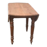 Round table with folding sides