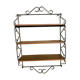 Tomado-style wall shelf