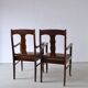 Biedermeier satin birch armchairs | Sweden | set of 2