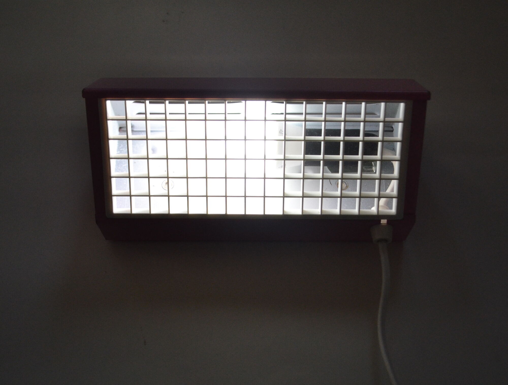 Pink wall lamp, model V615 from Ikea, 1980s