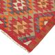 Turkish Handwoven Vintage Herki Kilim 98 cm x 322 cm