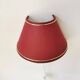 Vintage brass wall lamp with fabric lampshade, 80s