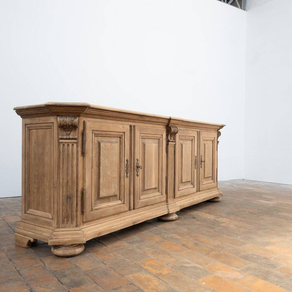 Grand buffet en chêne vintage, 1950
