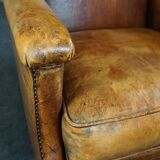 Sheepskin armchair