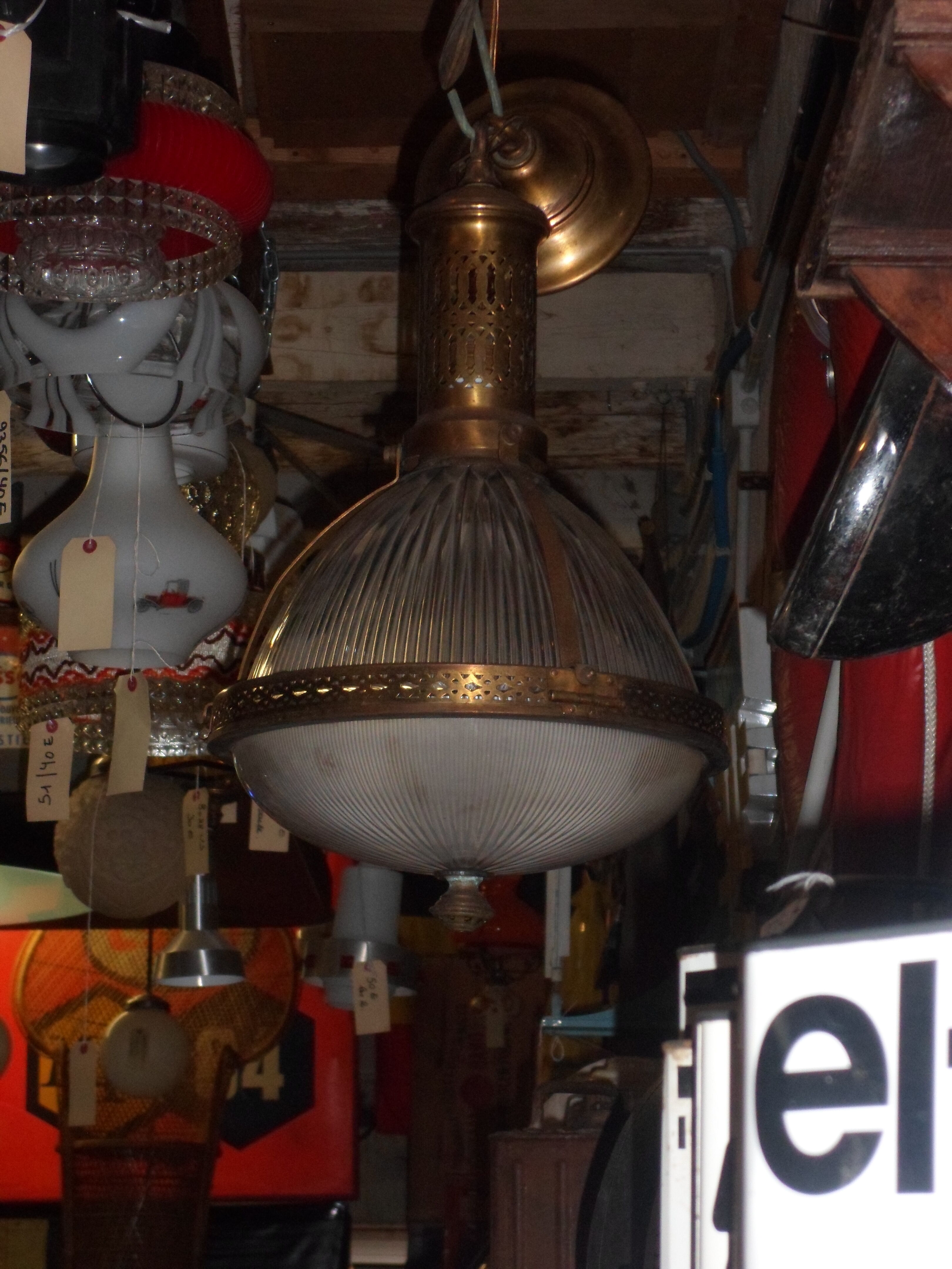 Holophane hanging lamp