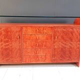 Buffet vintage en rotin, années 1970