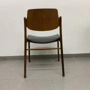 Hartmut Lohmeyer for Wilkhahn 1950s dining chair teak wood design