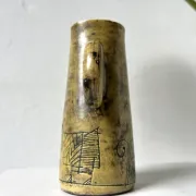 Jacques Blin: Yellow glazed ceramic jug
