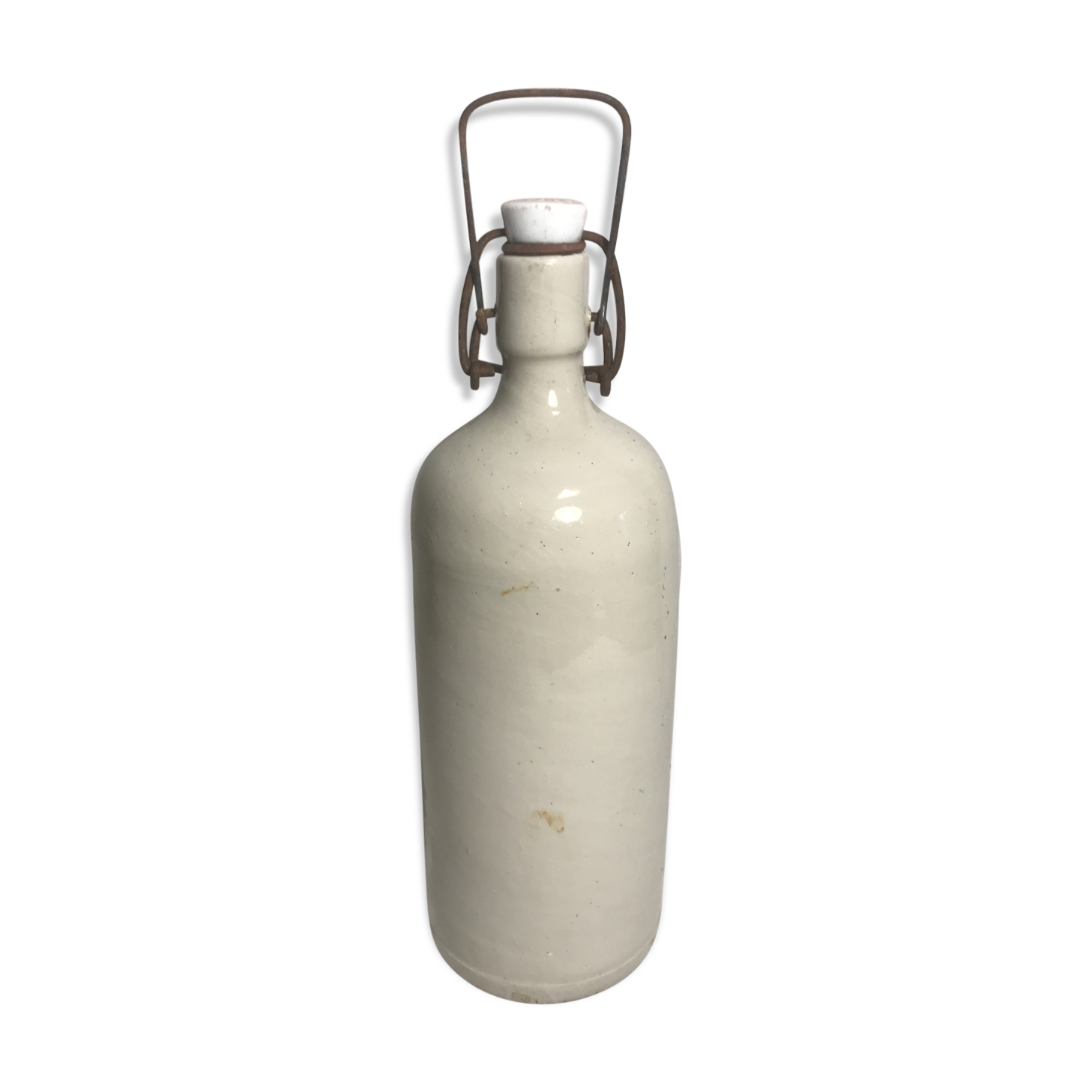Old bottle enamelled sandstone