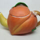 Trio of Fruit Teapot Original Vintage