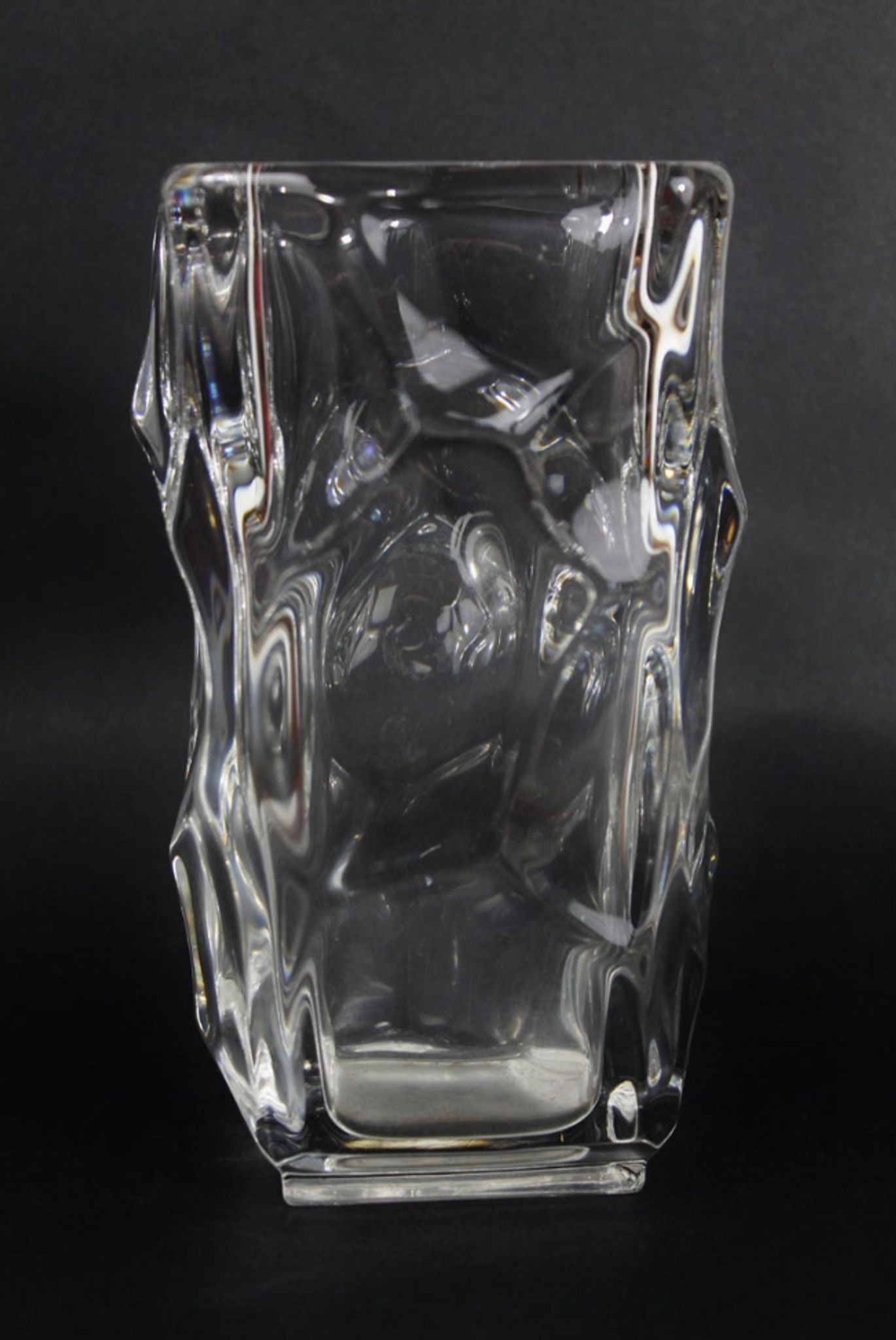Vase en Cristal Vintage, 1950