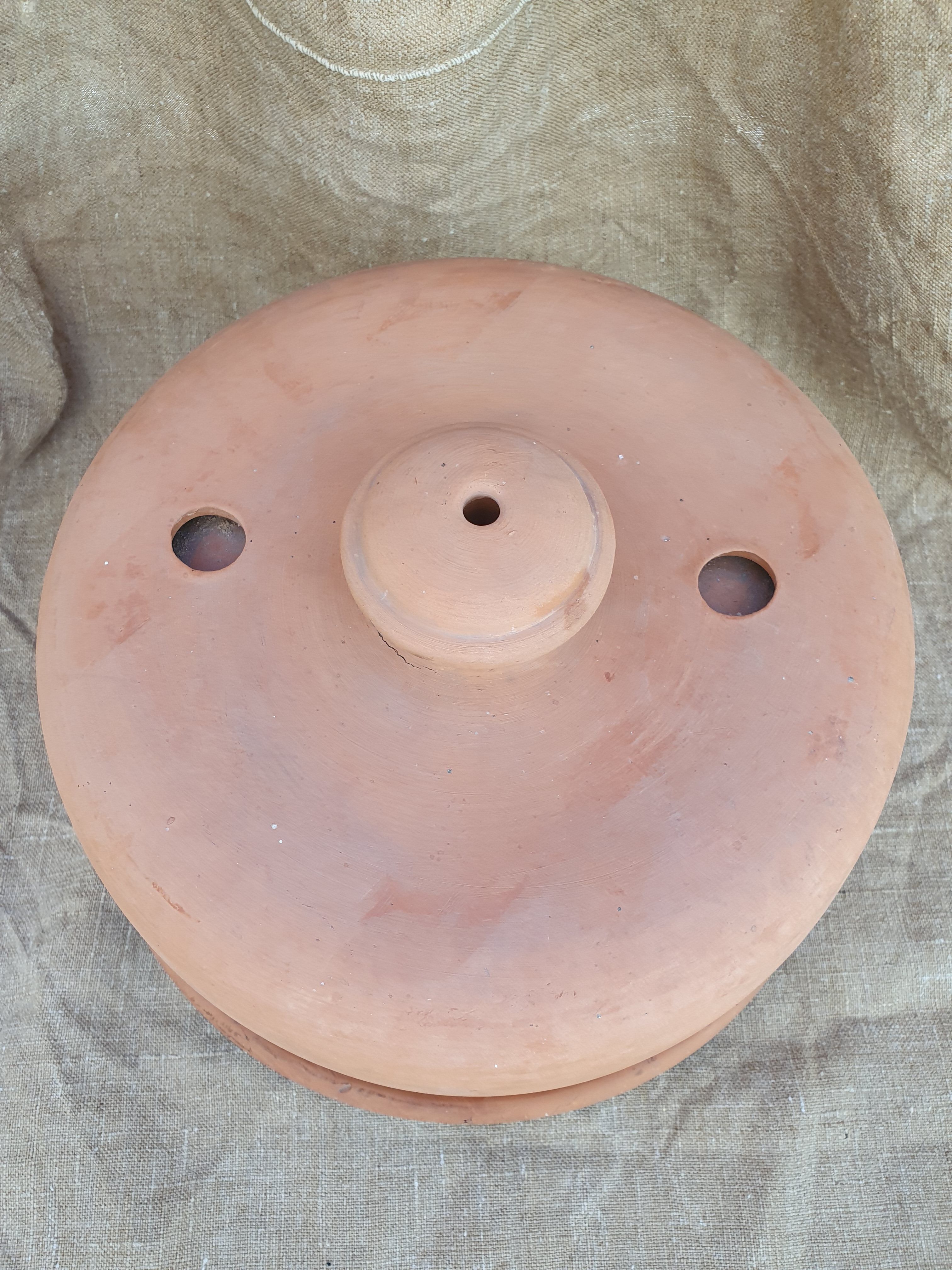 Terracotta cheese bell