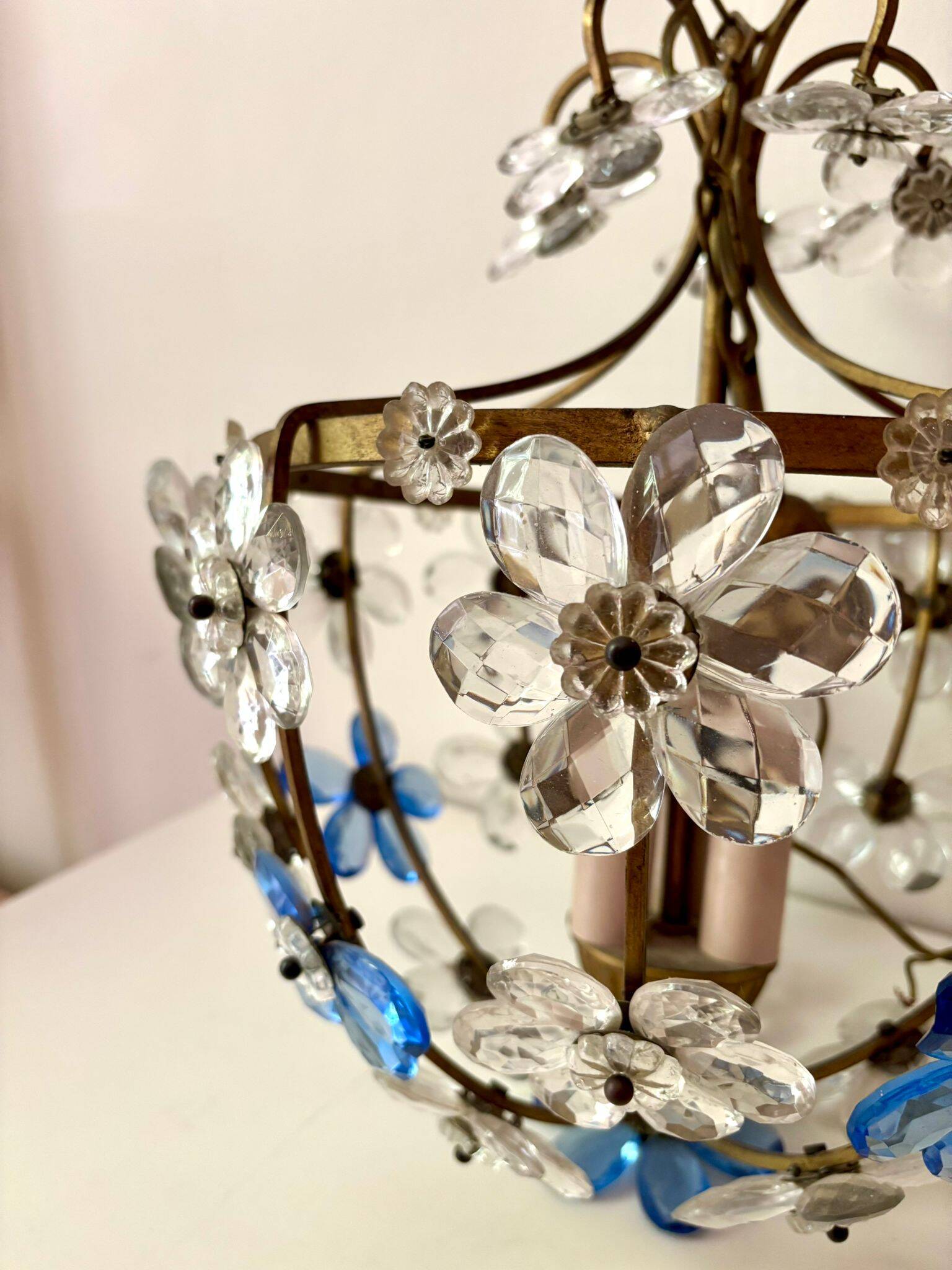 Italian Murano glass lamp from the 20th century.