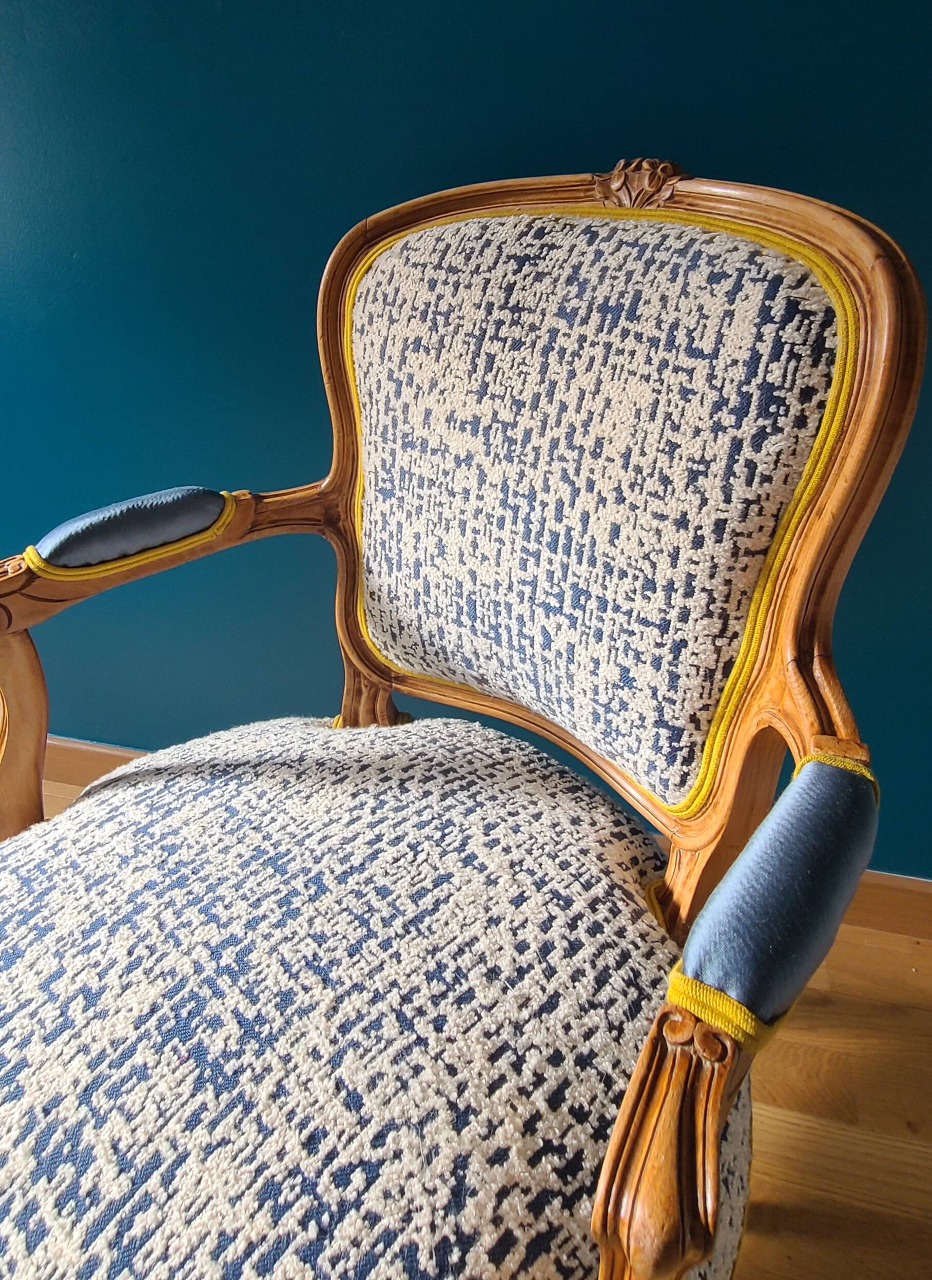 Fauteuil cabriolet Louis XV