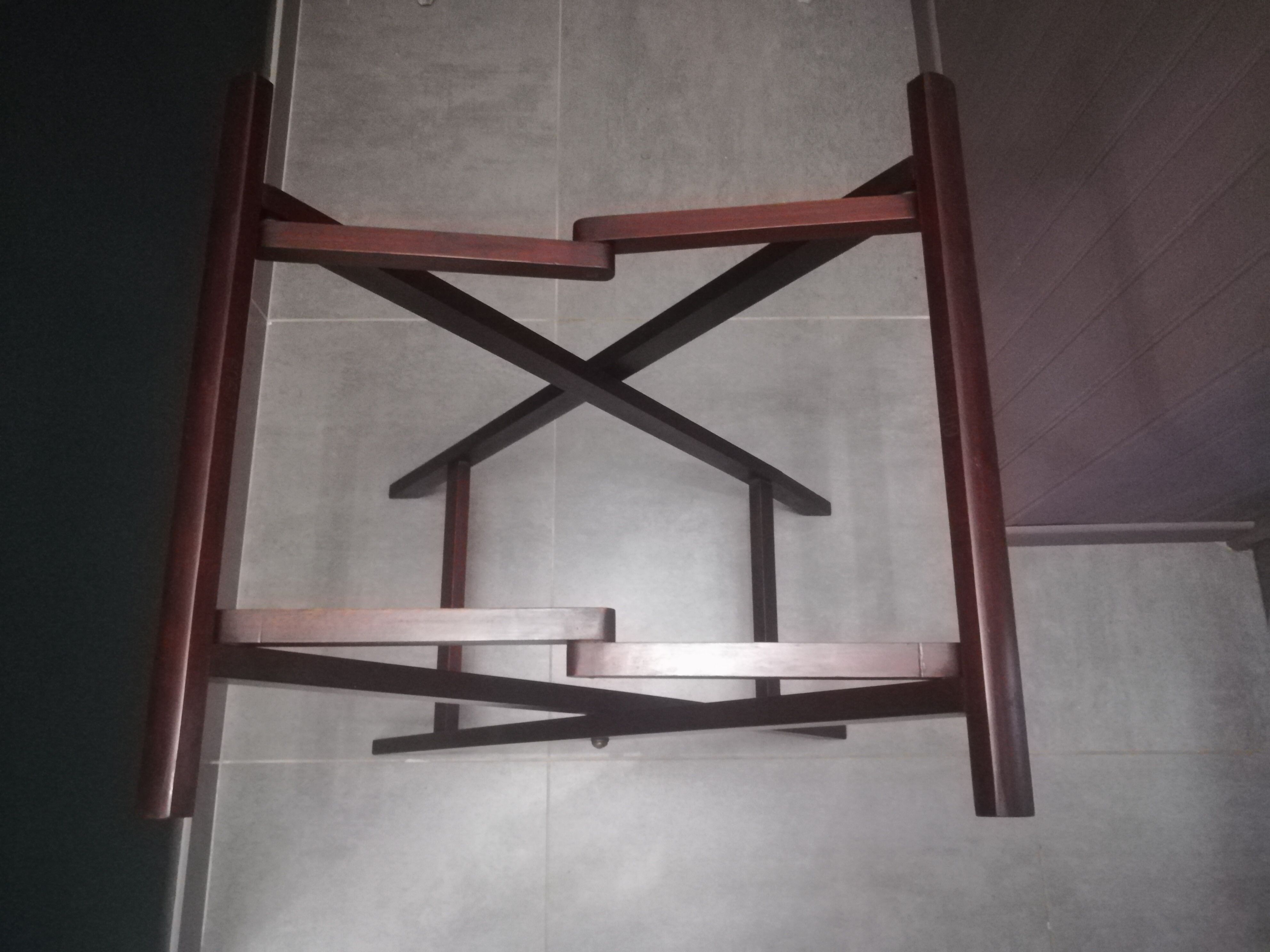 Mahogany Folding Butler Table