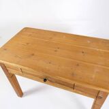 Side Tbale Made In Pine Wood From 1920s