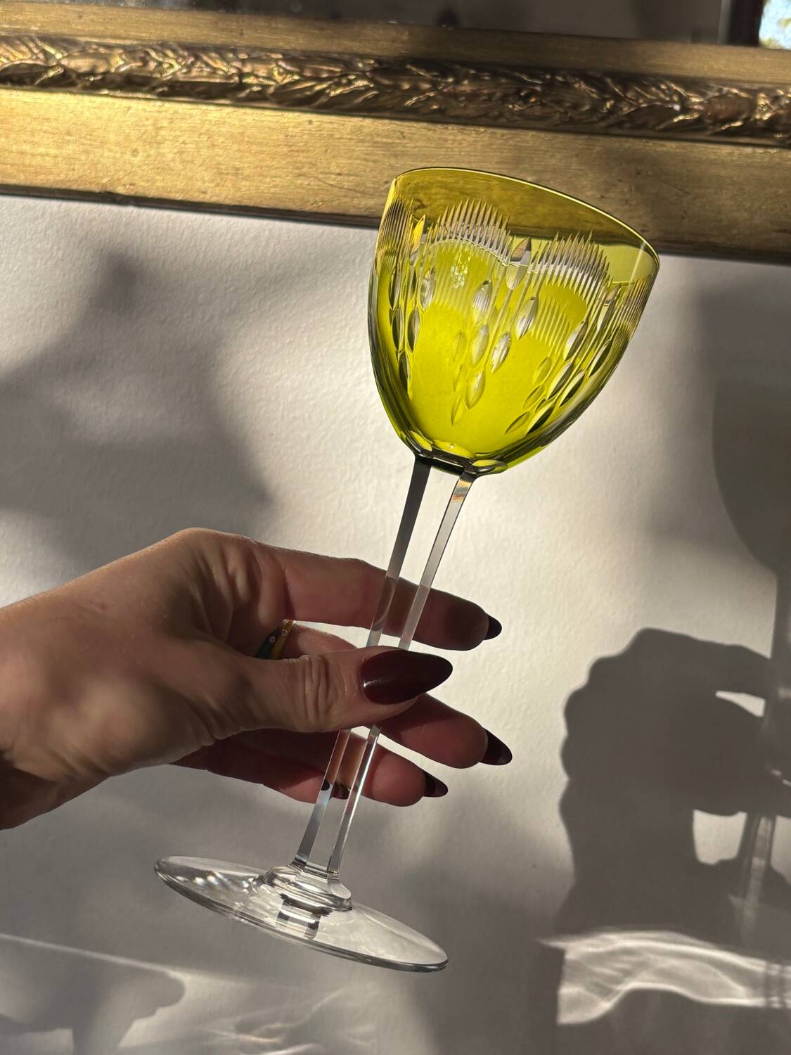 1 Verre Baccarat m. Molière - Roemer glass