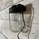 Glass and Bakelite wall light