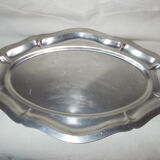Lot de 2 plats ovales en inox