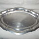 Lot de 2 plats ovales en inox