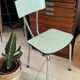 Chaise Formica verte vintage