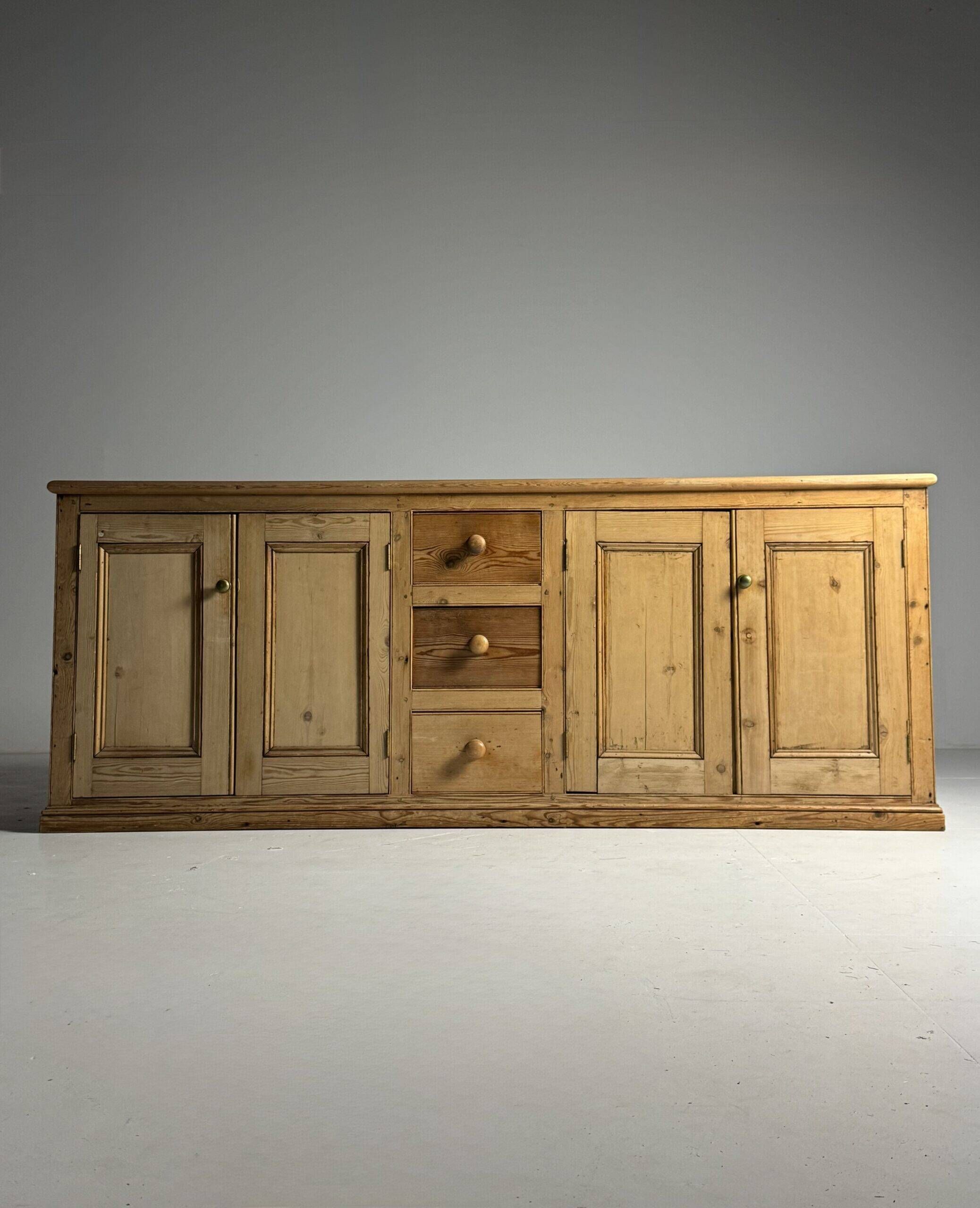 English pine sideboard 19th century