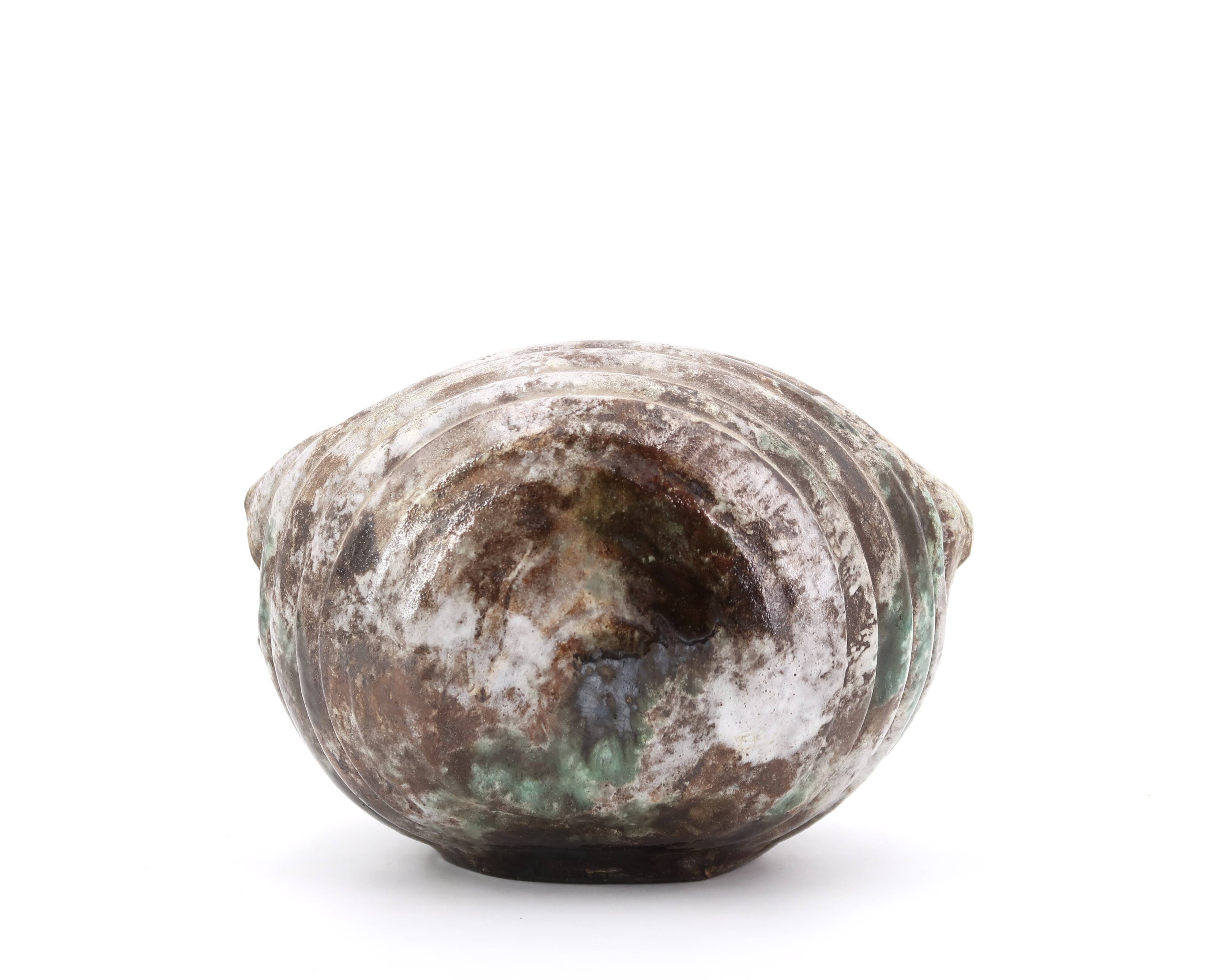 Ceramic shell emptier by Kostanda, Vallauris, 1960s