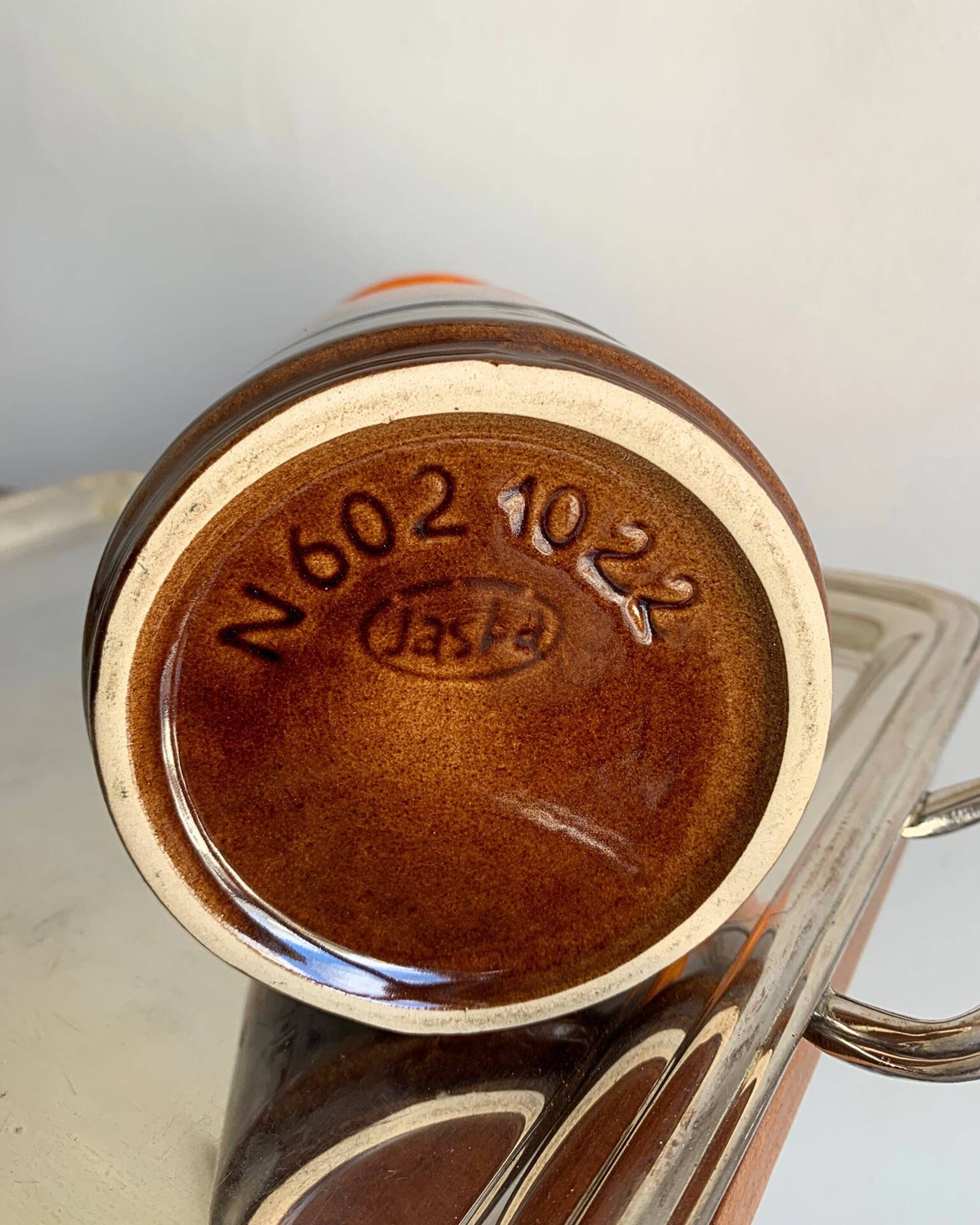 Vintage Jasba Fat Lava Vase – Germany, 1960s