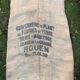 Sac en toile de jute "coopérative Seine Maritime ... Rouen."